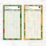 Holiday Cheer Theme Spending Trackers (Printable)