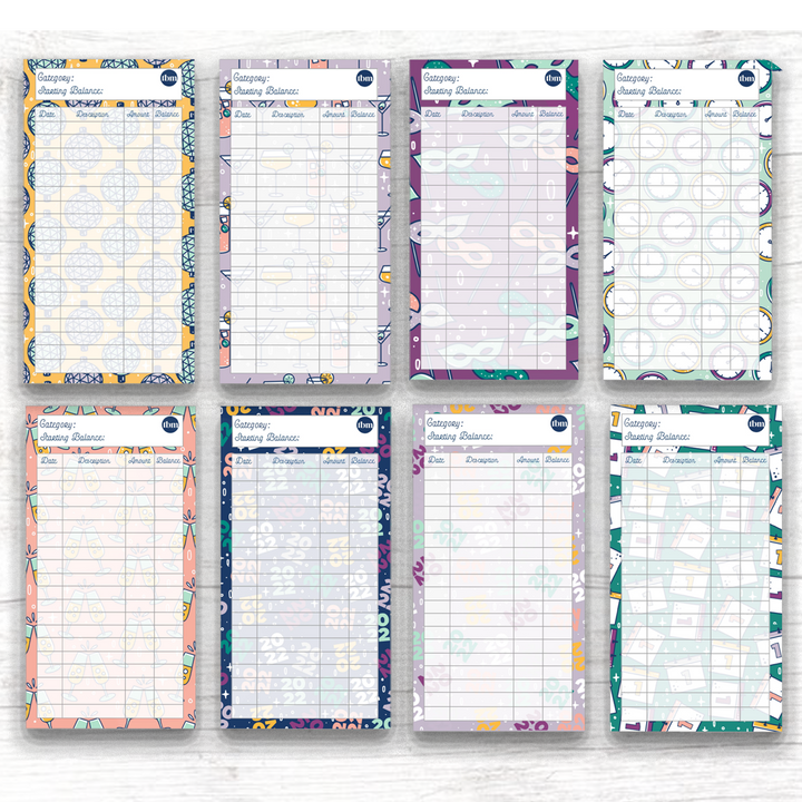 New Year 2022 Theme Spending Trackers (Printable)