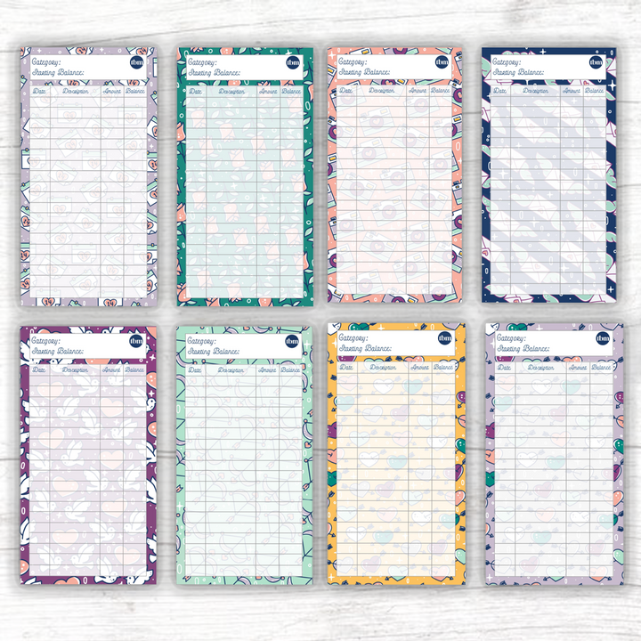 Love Theme Spending Trackers (Printable)