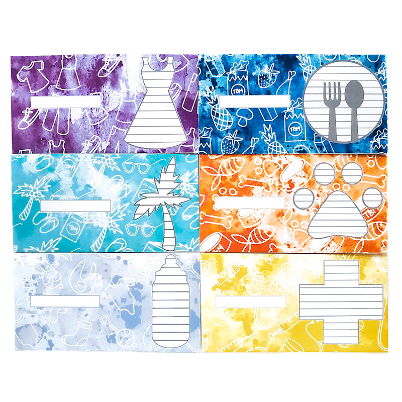 Watercolor Sinking Funds Cash Envelopes With Trackers (Printable)