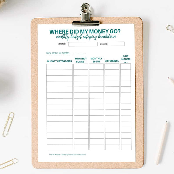 The Budget Mom Free Printables