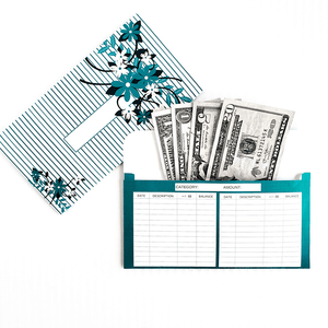 Floral Design Horizontal Cash Envelope Bundle (Printable)
