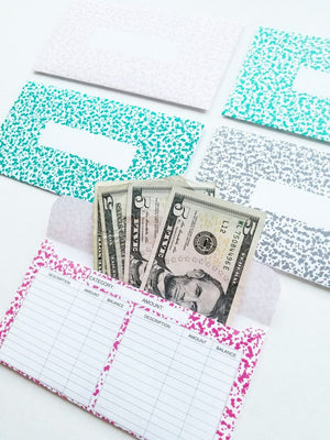 Freckle Design Horizontal Cash Envelopes (Printable)