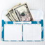 Leaf Design Horizontal Cash Envelopes (Printable)