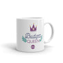 "Budget Queen" Ceramic Mug: Design 1