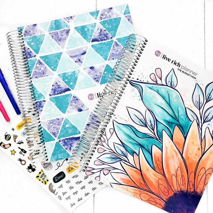 Live Rich Planner (Triangle or Sunflower)