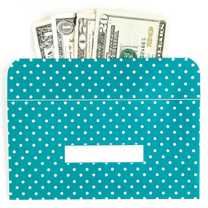 Polka Dot Design Horizontal Cash Envelopes (Printable)