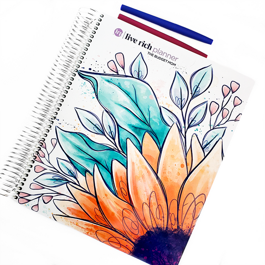 Live Rich Planner (Triangle or Sunflower)